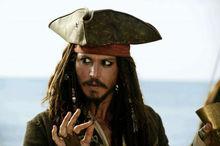 《加勒比海盜》飾 傑克船長