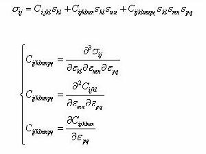 Generalized Hooker 's Law