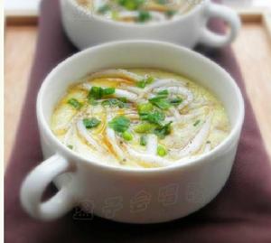 肉末銀魚蒸蛋羹