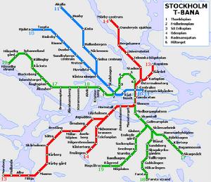 斯德哥爾摩的捷運