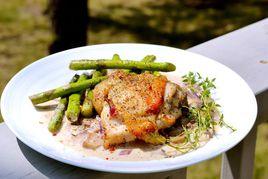 奶油香草烤雞 奶油香草烤雞