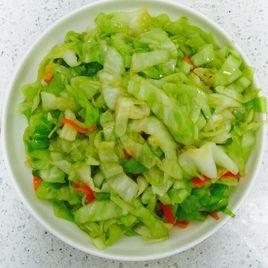 清炒圓白菜 清炒圓白菜