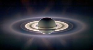 2011年9月，卡西尼號拍到的土星環照片