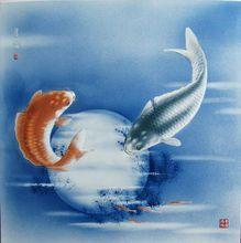 李團珍《月圓》瓷板