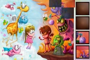 3D卡通人物拼圖