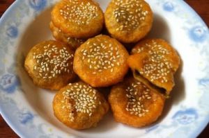 豆沙紅薯糯米餅 豆沙紅薯糯米餅