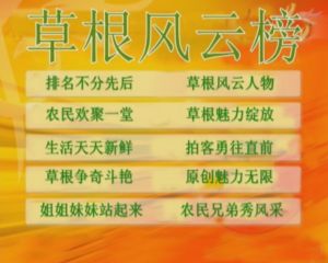 草根風雲榜 草根風雲榜