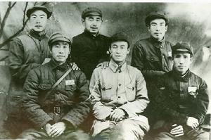 劉作垣(前排右一)與李虓、郎寶信等