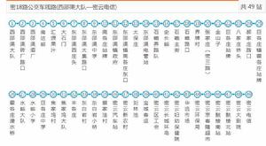 北京公交密18路 北京公交密18路