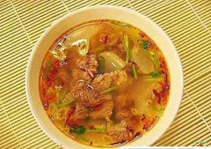 蠶豆雪菜牛肉湯 蠶豆雪菜牛肉湯