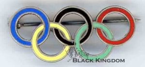 1936年奧運會五環紀念徽章