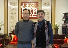 韓元茗老師與中國近代史學者雪珥合影