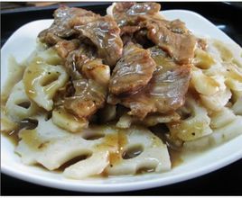 蓮藕炒肉絲