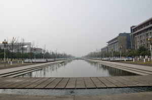 四川大學江安校區景觀水道 四川大學江安校區景觀水道