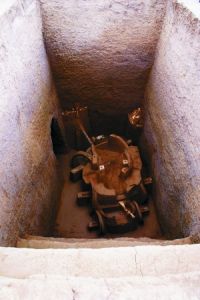 馬家塬遺址發掘現場一角