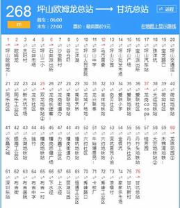 深圳公交M268路 深圳公交M268路
