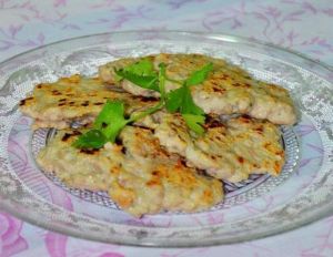 無油香煎魚滑肉餅