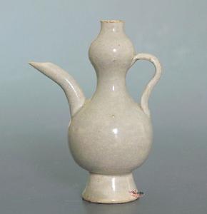 湘湖窯影青釉葫蘆形水注 湘湖窯影青釉葫蘆形水注