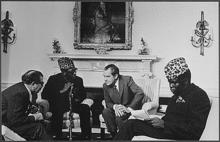 1973年在華盛頓會見美國總統尼克森