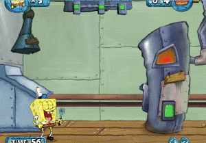 《海綿寶寶加工漢堡》