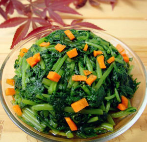 肉絲拌茼蒿 肉絲拌茼蒿