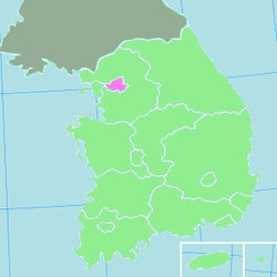 首爾位置圖
