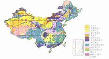 中國土壤類型分布