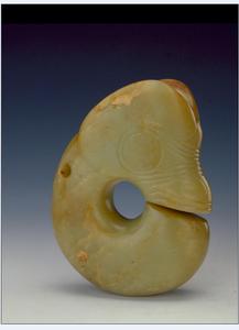 新石器時代 紅山文化黃玉豬龍
