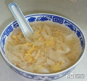 腐竹蛋花甜湯 腐竹蛋花甜湯