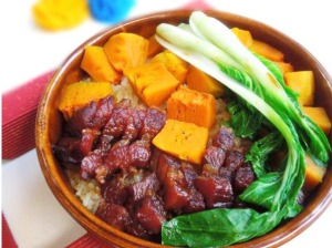 南瓜臘肉糯米缽仔飯