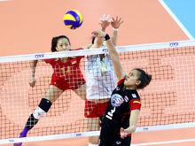 中國隊攔網