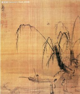 明張復陽山水圖 明張復陽山水圖