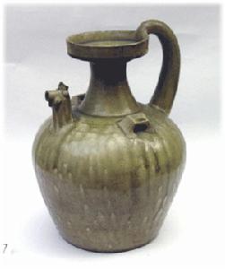 （圖）六朝青釉雞首壺