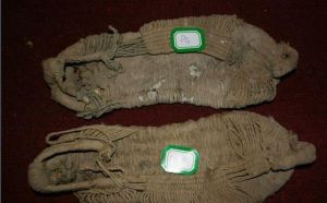 葉成煥穿過的草鞋