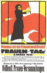 1914年3月8日，國際婦女節的德國海報