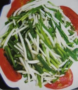 綠豆芽炒韭菜 綠豆芽炒韭菜