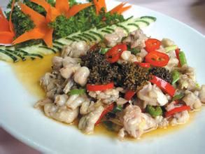 白炒三七花田雞