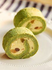 新式芋香抹茶蛋糕卷 新式芋香抹茶蛋糕卷