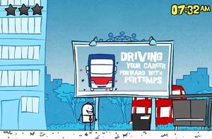 上班族趕公車 上班族趕公車