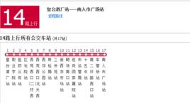 武威公交14路 武威公交14路