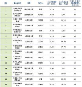 2011福布斯中國慈善基金會榜