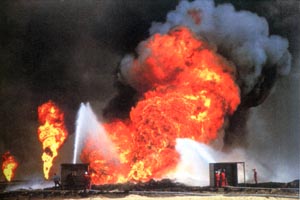 “沙漠風暴”行動開始