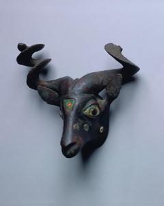 捻角山羊頭像 捻角山羊頭像