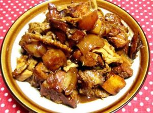 臘魚腐竹燒大肉 臘魚腐竹燒大肉