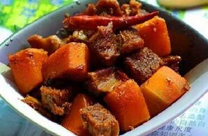 南瓜燒牛肉 南瓜燒牛肉