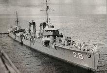 夕凪號，攝於1936年9月5日在南洋群島方面行動時