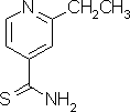 乙硫異煙胺結構式