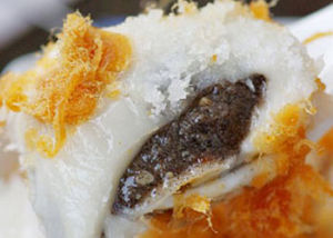 椰香肉鬆蒸湯圓 