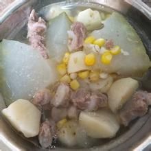 冬瓜玉米煲扇骨湯 冬瓜玉米煲扇骨湯