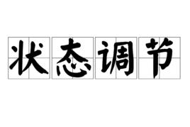 狀態調節 狀態調節